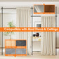 Room Divider Curtain Rod with Adjustable Floor to Ceiling Tension Rod (Curtains Not Included)