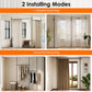 Room Divider Curtain Rod with Adjustable Floor to Ceiling Tension Rod (Curtains Not Included)
