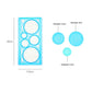 Creative Geometry Spirograph Drawing Stencils Set | Painting Template Art Crafts Kids Educational Toy