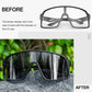 SCVCN Photochromic Cycling Glasses Men Women Running Sunglasses Outdoor Sports Motorcycle Bike Riding Eyewear Driving Fishing