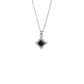 VOQ Silver Square Pendant Necklace | Fashion Gift for Women