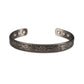 Solid Copper Bracelets for Women Adjustable Cuff Flower Copper Magnetic Bracelet Arthritis Benefit Health Energy Bracelet Female