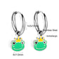LUXUSTEEL Animal Hoop Earrings | Stainless Steel Drop Earrings for Women