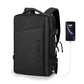 Men's Business Travel Backpack 17" Laptop, 40L Expandable, Carry-on