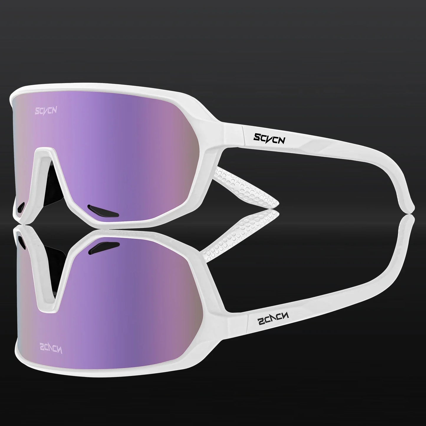 Scvcn Photochromic Sunglasses Cycle Glasses for Men Sun Mountain Bike Bicycle Cycling Eyewear Goggles Sports UV400 Polarized MTB