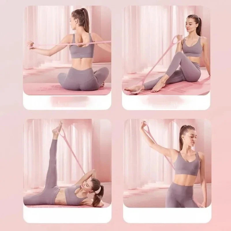 Stretch Strap Yoga: 8-Figure Tensioner for Open Back Practice