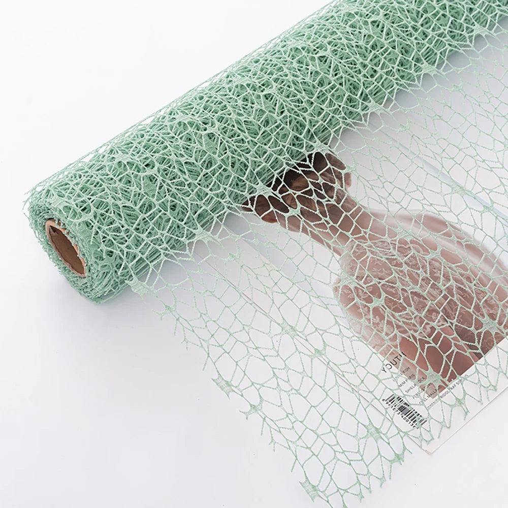 1 Roll Korean Style Jacquard Net Ribbon | Flower Bouquet Packaging DIY Material