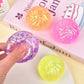 Colorful Glitter Dumpling Stress Ball | Fun Sensory Squeeze Toy