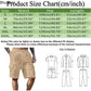 Men's Loose White Cargo Beach Shorts 2026