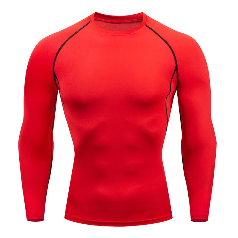Men’s Long Sleeve Fitness Tee – Spring & Autumn Training Shirt