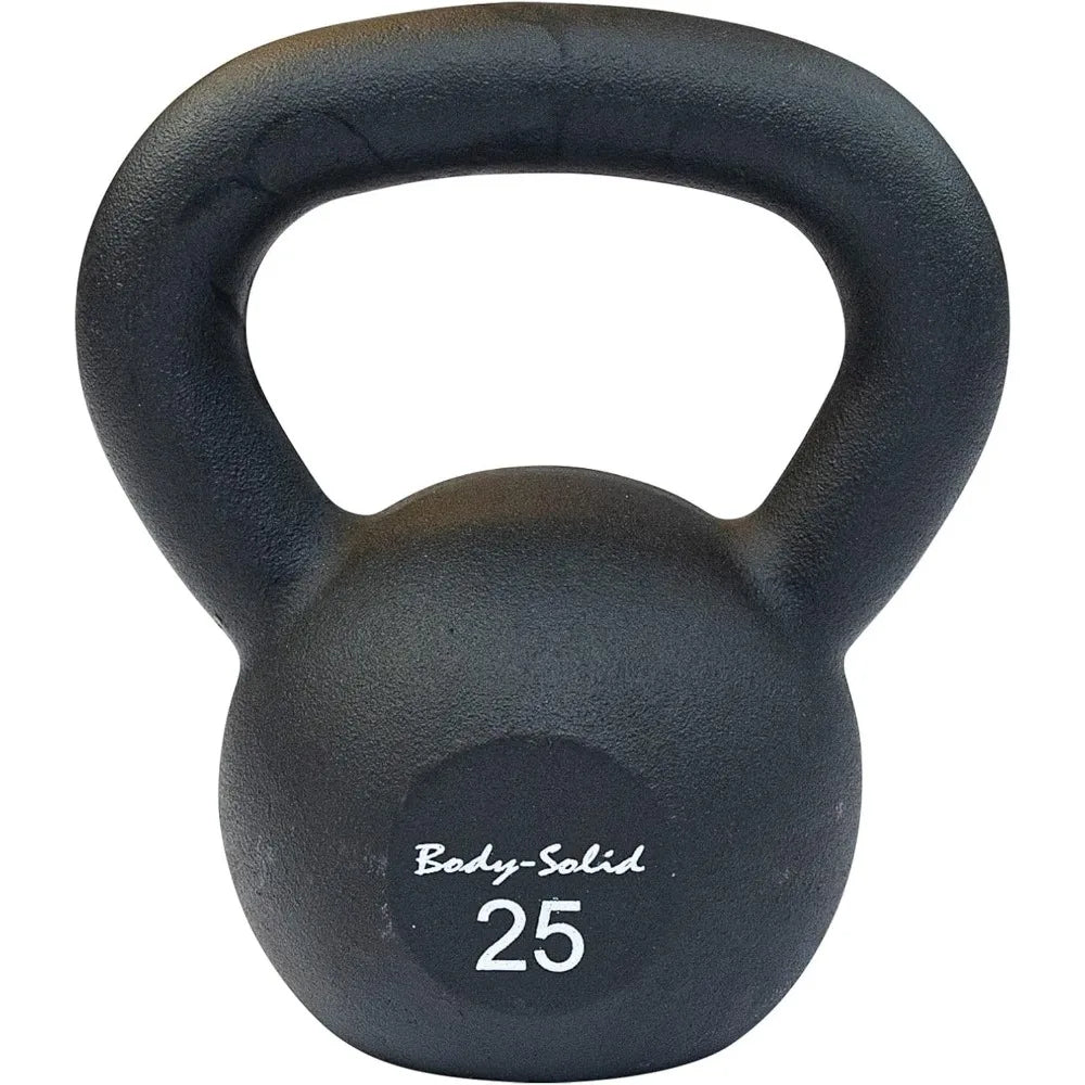 Matte Black Kettlebell for Weightlifting & Cross Training
