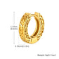 Totem Hoop Earrings for Men and Teens | Hypoallergenic Stainless Steel Huggies