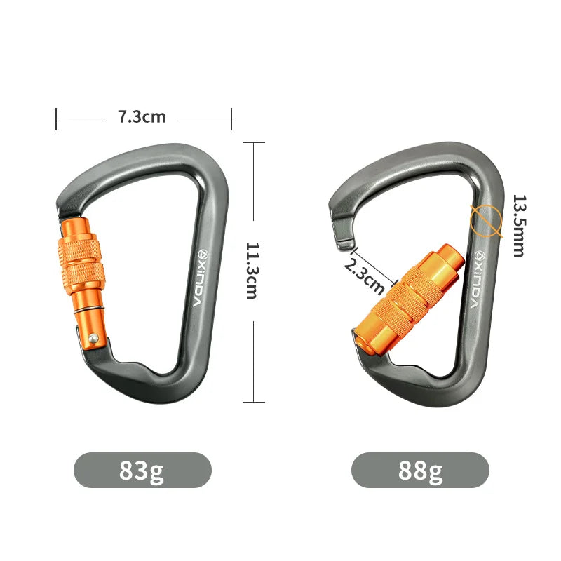 High-Strength Aluminum Carabiner: Perfect for Outdoor Enthusiasts