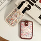 Creative 5 Card Pocket PU Leather Mini Wallet with RFID Blocking and Floral Print | Slim ID Card Holder