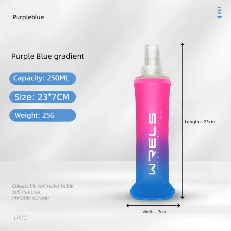 Folding Soft Flask Water Bottle – Portable Hydration Bottle