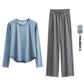 Women’s 2-Piece Tracksuit Loose Sports Top & Sweatpants Set