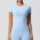 Women’s Solid Compression Gym & Yoga T-Shirt