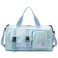 Effortless Weekends Holographic Glamour Duffel with Shoe Compartment