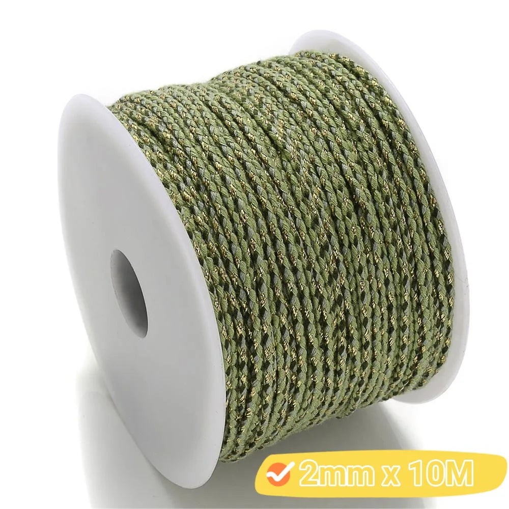 2mm Natural Cotton Rope 10m | DIY Craft Cord for Jewelry and Bohemian Decor