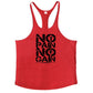 NO PAIN NO GAIN Gym Stringer Tank Top Men