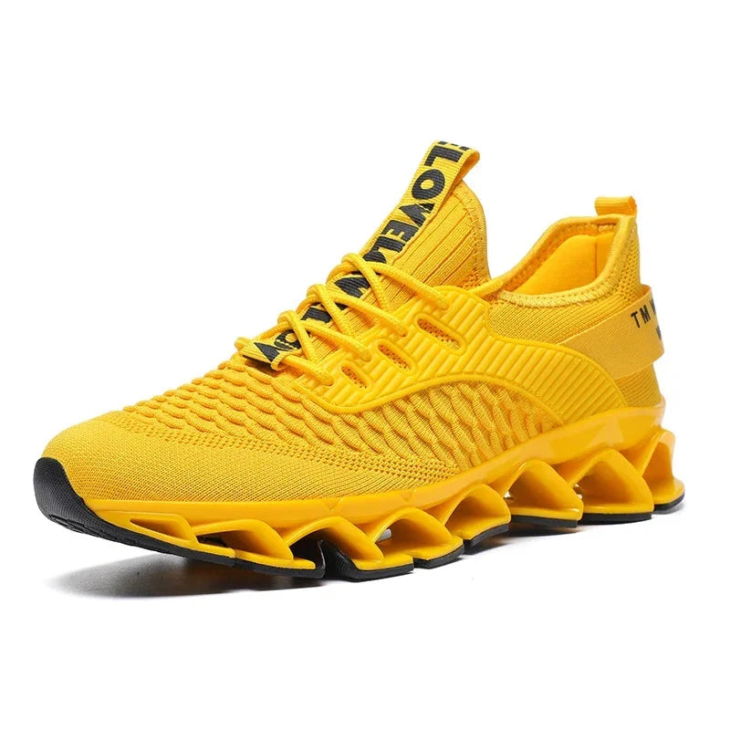 Men's Soft Sole Comfort Height Increasing Mesh Sneakers