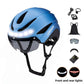 Ultralight Road Bike Helmet with Turn Signals & Magnetic Goggles