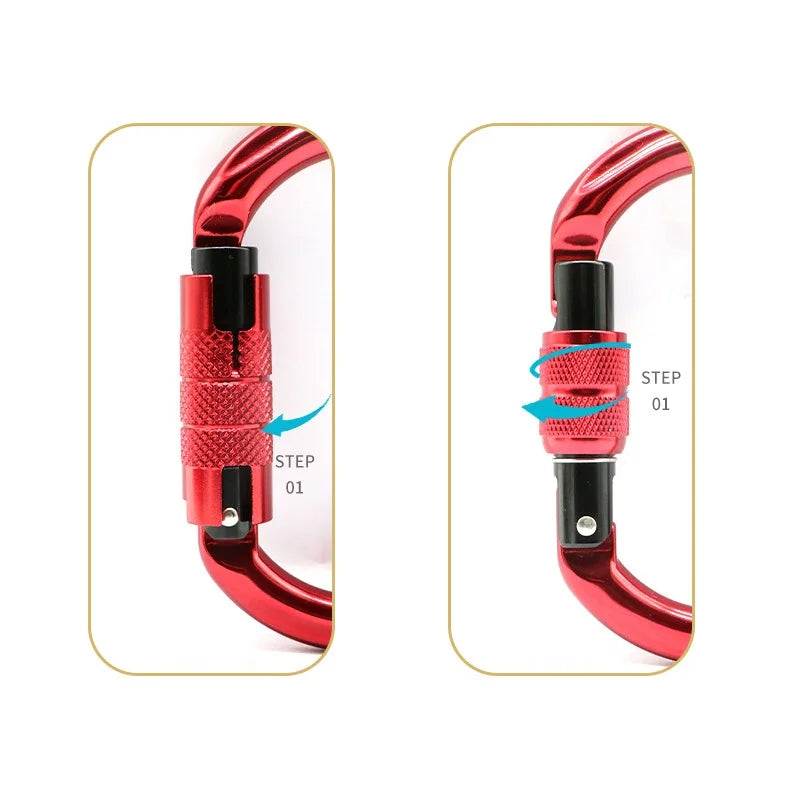 Automatic Safety Carabiner: Multicolor, Durable, and Reliable