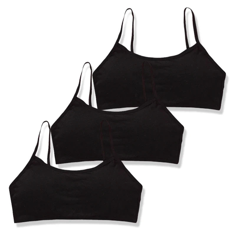 Student Bra Soft Children Sport Vest Girls Teenager