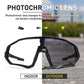 SCVCN Brand Photochromic Sports Cycling Glasses Bicycle Eyewear Mountain Bike Goggles UV400 MTB Road Running Sunglasses