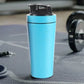 Stainless Steel Sports Shaker Bottle, Leakproof & Durable