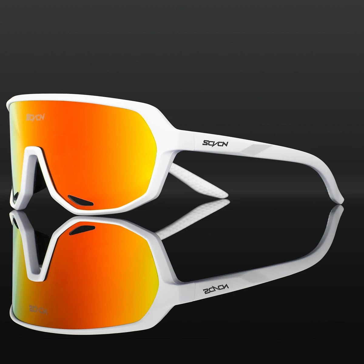 Scvcn Cycling Glasses Photochromic Sunglasses for Men Sun Mountain Bike Road Bicycle Eyewear Cycle Goggles Sports UV400 MTB