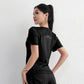 Women's Breathable Mesh Back Running Shirt