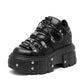 Embrace Your Rebellious Side Gothic Lace-Up Boots
