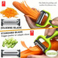 1pc 3in1 Multi Fruit Vegetable Peeler Grater Shredder | Kitchen Essential Multifunctional Cutter