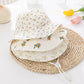 Baby Cotton Bucket Hat | Unisex Sun Protection Hat for Infants 3-12 Months