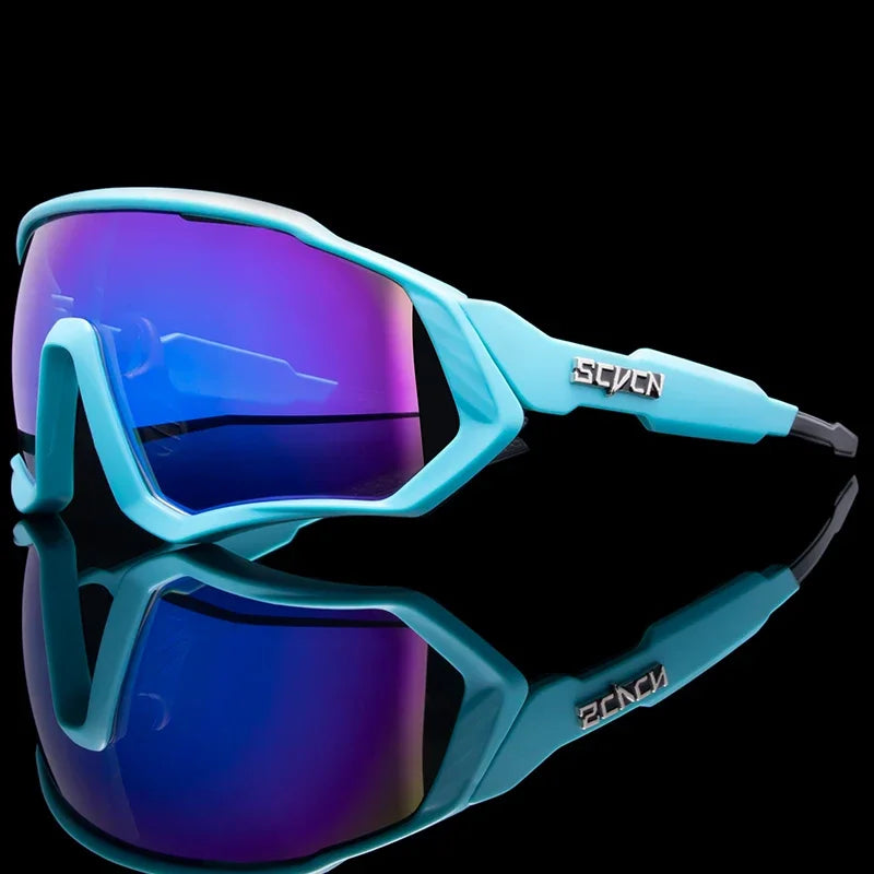 SCVCN Photochromic Bicycle Sunglasses Men Women Sport Runing Goggles UV400 Mountain Road Bike Bicycle Glasses MTB Eyewear