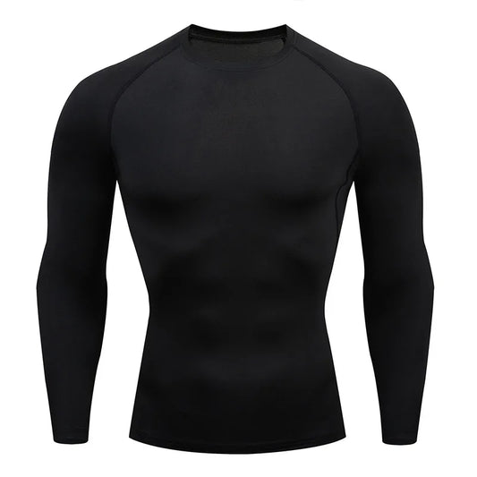 Men’s Long Sleeve Fitness Tee – Spring & Autumn Training Shirt