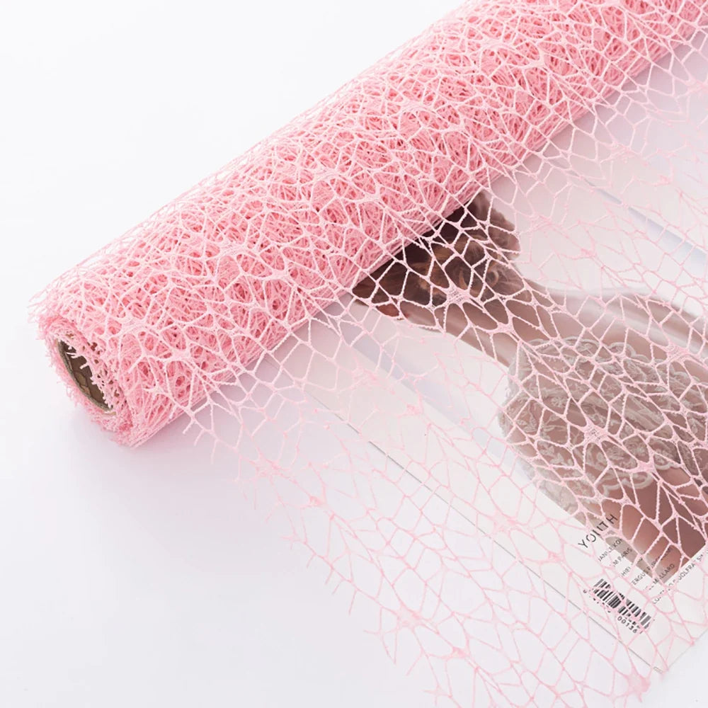 1 Roll Korean Style Jacquard Net Ribbon | Flower Bouquet Packaging DIY Material
