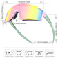 SCVCN New Cycling Sunglasses Men MTB Riding Glasses Women Outdoor Sports UV400 Running Hiking Sunglasses Bike Bicycle Eyewear