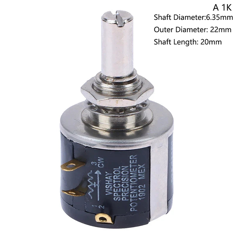 ZLinKJ 534 Series Wire Wound Potentiometer | Precision 2W Multi-Value Resistor