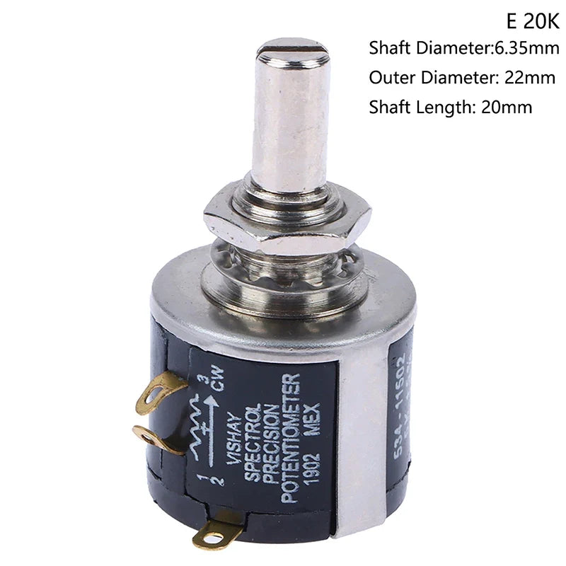ZLinKJ 534 Series Wire Wound Potentiometer | Precision 2W Multi-Value Resistor