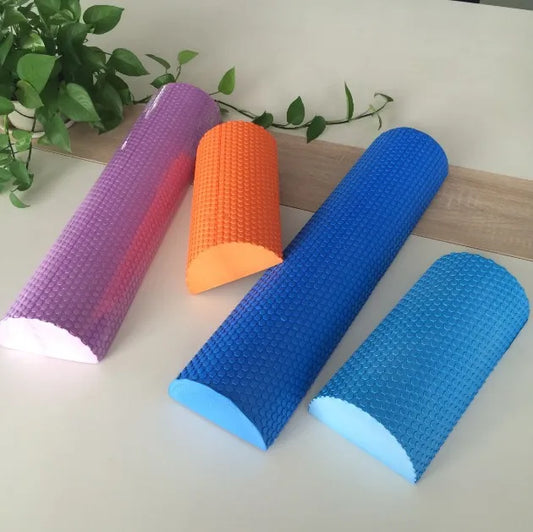 Balance Pad Half Round Foam Roller – Yoga & Pilates Trainer
