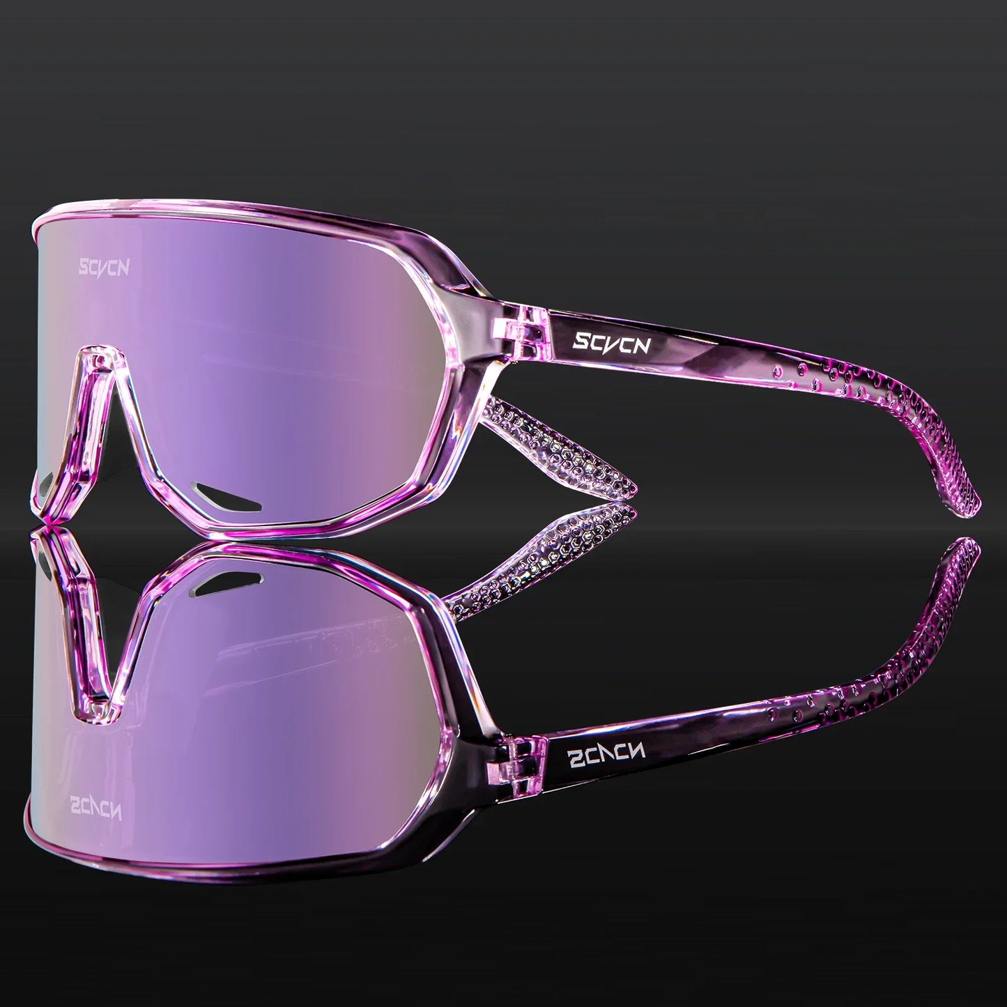 Scvcn Cycling Glasses Photochromic Sunglasses for Men Sun Mountain Bike Road Bicycle Eyewear Cycle Goggles Sports UV400 MTB