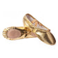 Men's And Women's Ballet Gold Silver PU Material Lace-up Soft Soled Dancing Shoes