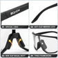 Scvcn Photochromic Sunglasses Cycle Glasses for Men Sun Mountain Bike Bicycle Cycling Eyewear Goggles Sports UV400 Polarized MTB