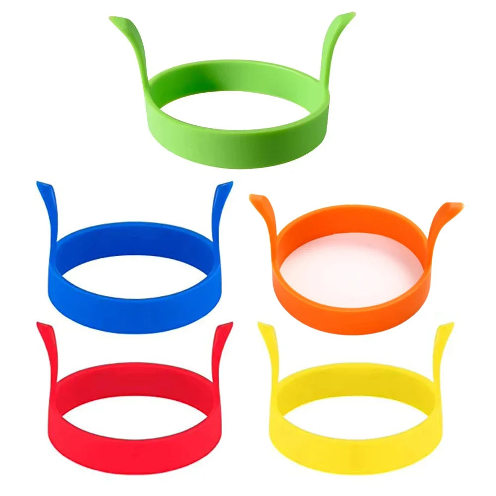 Silicone Egg Ring Mold | Nonstick Fried Egg and Pancake Mold Set