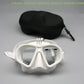 [C]Foldable Snorkel J-type Diving Mask With Camera Mount Tempered Glass Freediving Mask Snorkeling Set