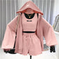 Women's Fashionable Casual Sports Windsuit Spring Autumn Collection Age-Reducing Gym Running Sweatshirt Shorts Three-Piece Set
