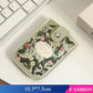 Creative 5 Card Pocket PU Leather Mini Wallet with RFID Blocking and Floral Print | Slim ID Card Holder