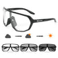 Scvcn Photochromic Sunglasses Cycle Glasses for Men Sun Mountain Bike Bicycle Cycling Eyewear Goggles Sports UV400 Polarized MTB